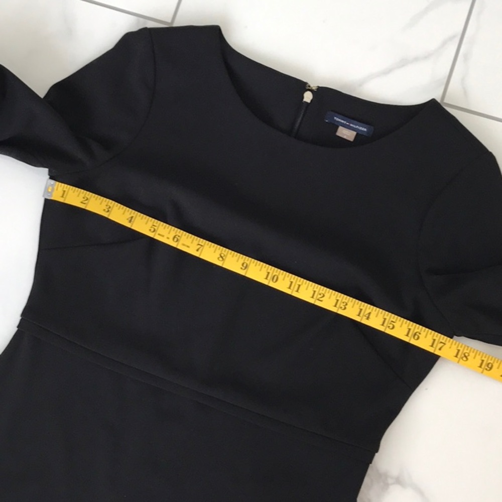 Tommy Hilfiger Black Bell Sleeve Dress - Picture 8 of 14